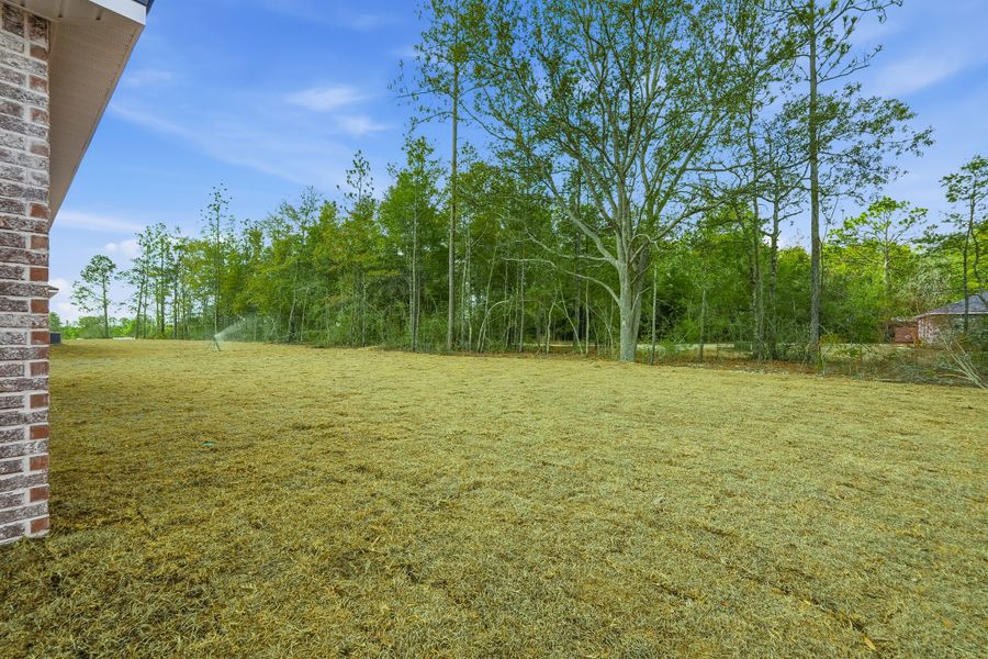 Exterior details and patio area of a home in Southern Charm, Crestview (Image 4).