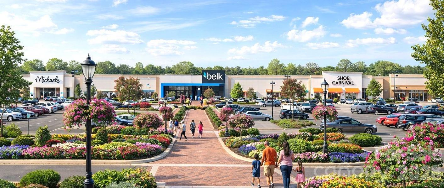 A Shopping Center with Hobby Lobby, Homegoods, Kirkland, Belks & Burlington in 10 minutes.
