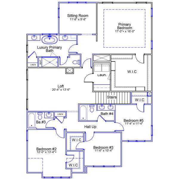 2D floor plan layout of this home in Hendrix Farms, Lexington, SC (Image 4). 2D floor plan layout of this home in Hendrix Farms, Lexington, SC (Image 4).