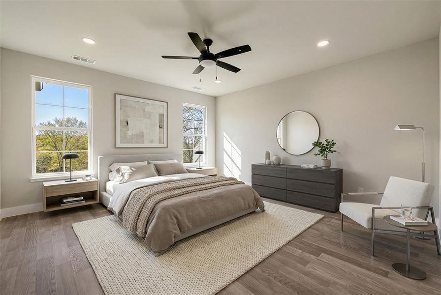Furnished interior view inside a new home in , Denison (Image 14).