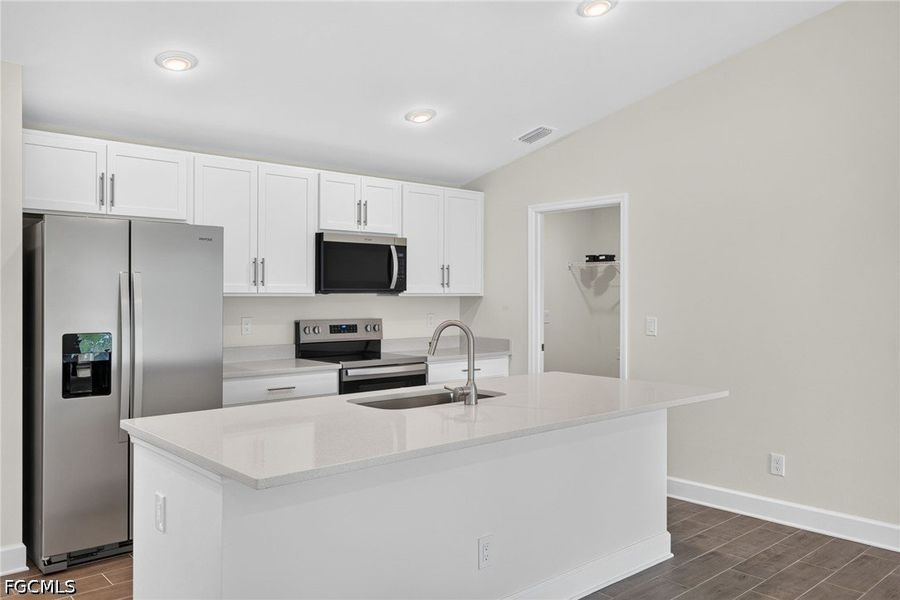 Furnished interior view inside a new home in Cape Coral, Cape Coral (Image 9). Furnished interior view inside a new home in Cape Coral, Cape Coral (Image 9).