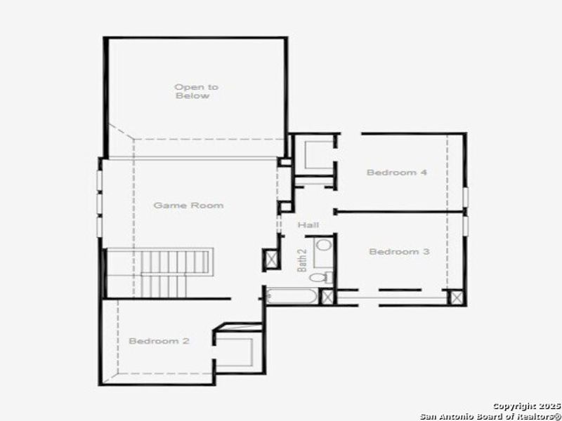 2D floor plan layout of this home in Sunflower Ridge, New Braunfels, TX (Image 5). 2D floor plan layout of this home in Sunflower Ridge, New Braunfels, TX (Image 5).
