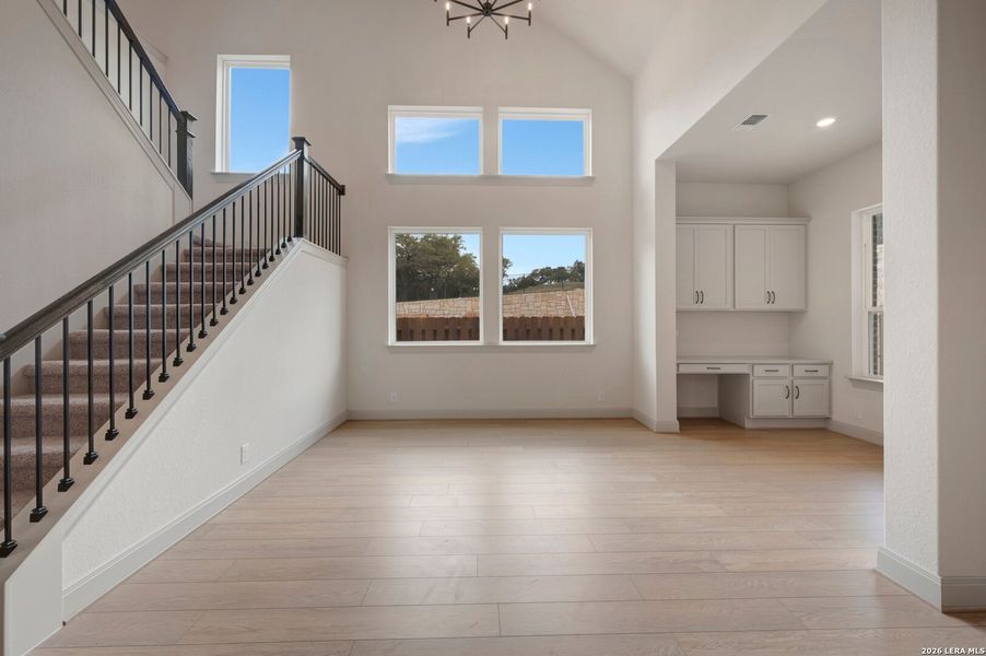 Spacious, unfurnished interior of a new home in Windsong - Legacy Series, Boerne (Image 41).
