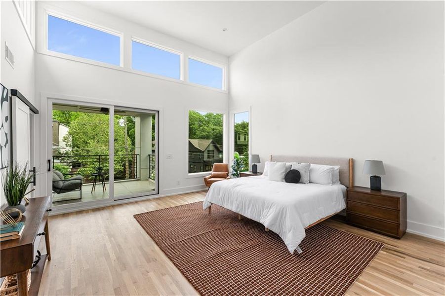Furnished interior view inside a new home in , Atlanta (Image 40).
