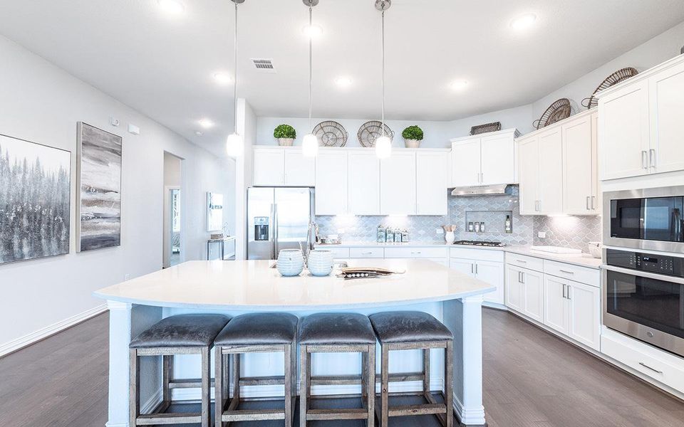 Representative furnished interior of a home built from the Atascadero by CastleRock Communities in Solterra, Mesquite (Image 6).