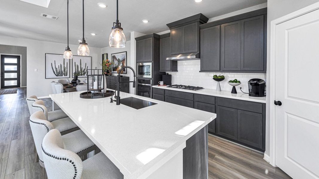 Furnished interior view inside a new home in Avalon at Cypress, Cypress (Image 41).