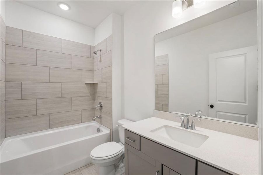 Furnished interior view inside a new home in , Sugar Hill (Image 9). Furnished interior view inside a new home in , Sugar Hill (Image 9).