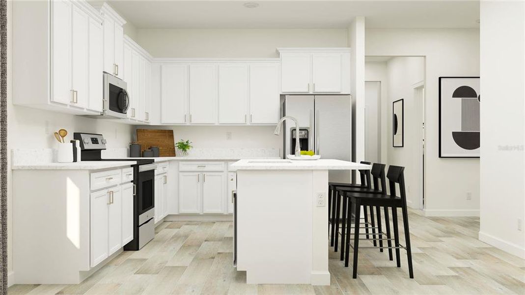 Furnished interior view inside a new home in Prosperity Lakes Active Adult: Active Adult Villas, Parrish (Image 6).