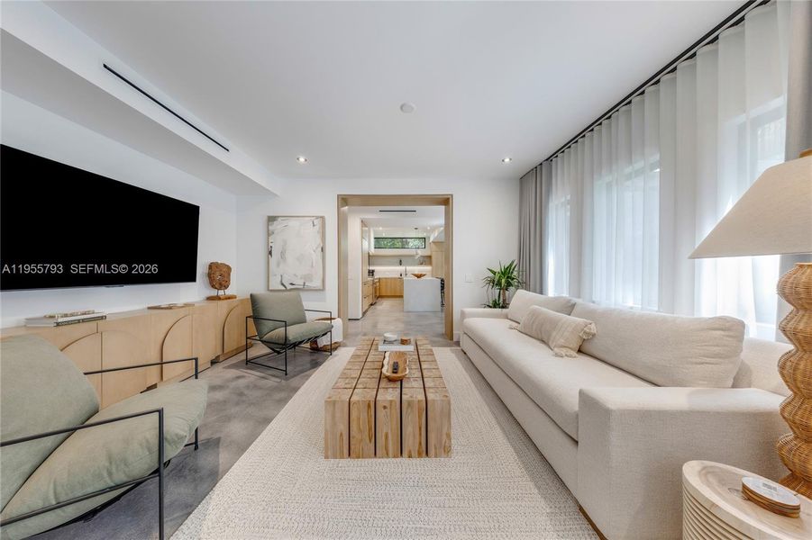 Furnished interior view inside a new home in , Miami (Image 15).