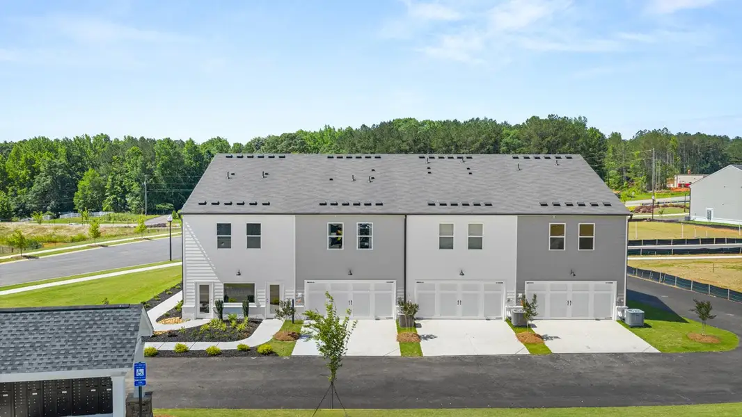 Representative exterior photo of a completed home built from the Ashley by D.R. Horton in Echo Glen, Stockbridge, GA (Image 2).