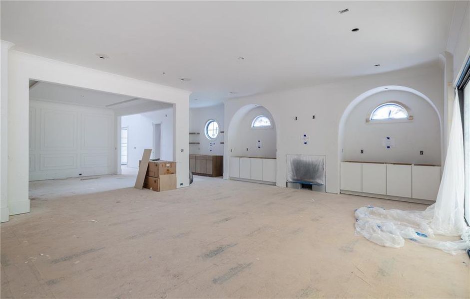 In-progress construction of a new home in , Atlanta, GA (Image 19).