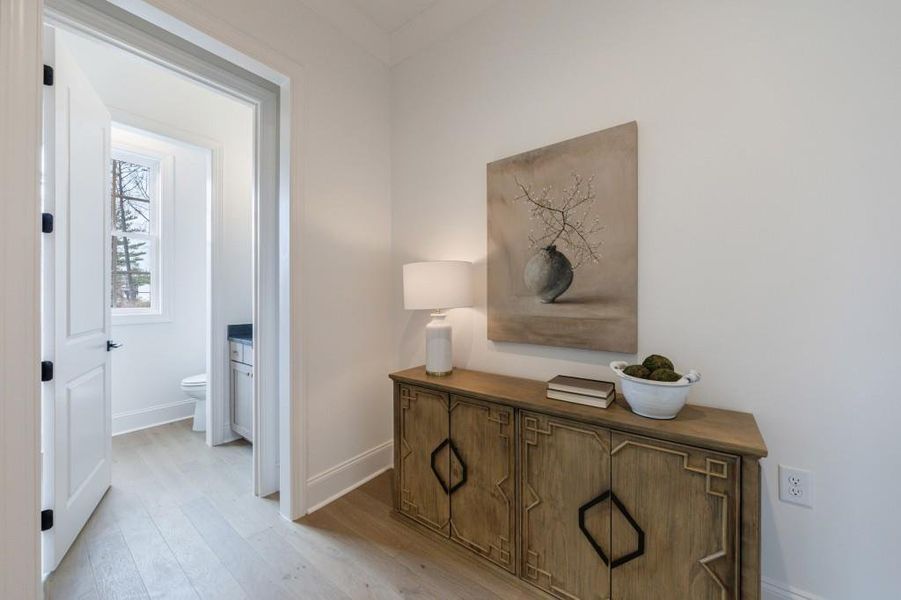 Furnished interior view inside a new home in , Alpharetta (Image 42).