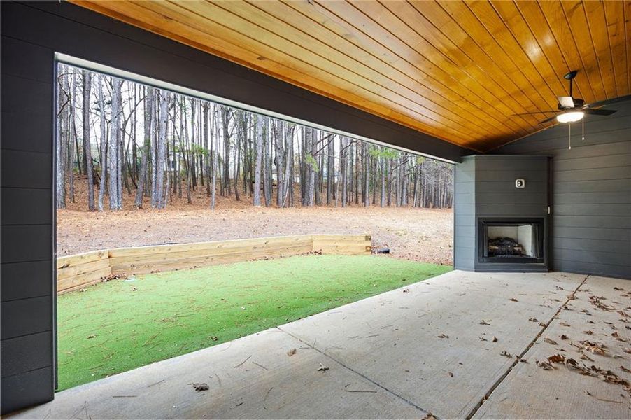 Exterior details and patio area of a home in , Canton (Image 3). Exterior details and patio area of a home in , Canton (Image 3).