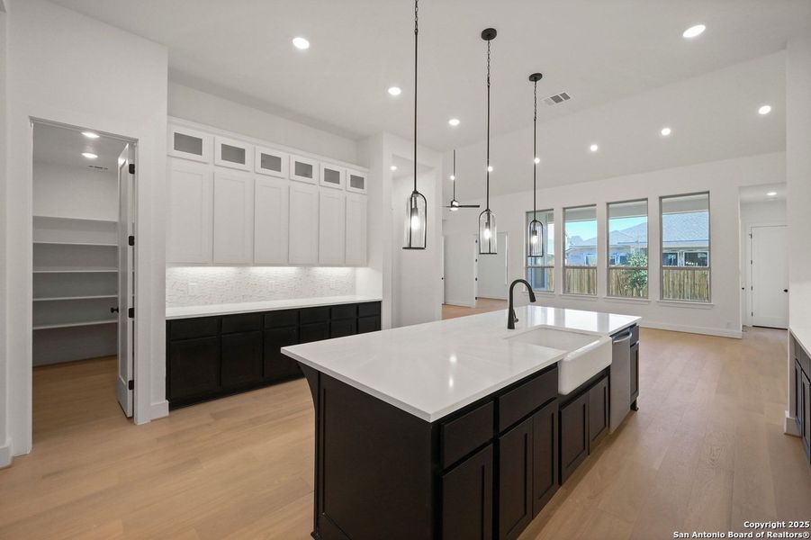 Furnished interior view inside a new home in Davis Ranch: 60ft. lots, San Antonio (Image 9).