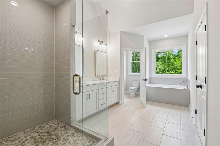 Furnished interior view inside a new home in Waterside, Peachtree Corners (Image 17).