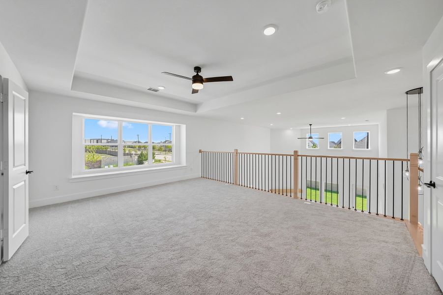 Spacious, unfurnished interior of a new home in Estates at Rockhill, Frisco (Image 34). Spacious, unfurnished interior of a new home in Estates at Rockhill, Frisco (Image 34).