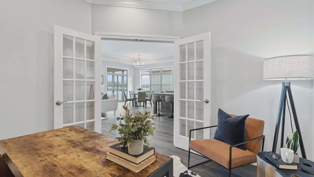 Representative furnished interior of a home built from the Torino by Epcon Communities in The Courtyards at Franklin Road, Murfreesboro (Image 19).