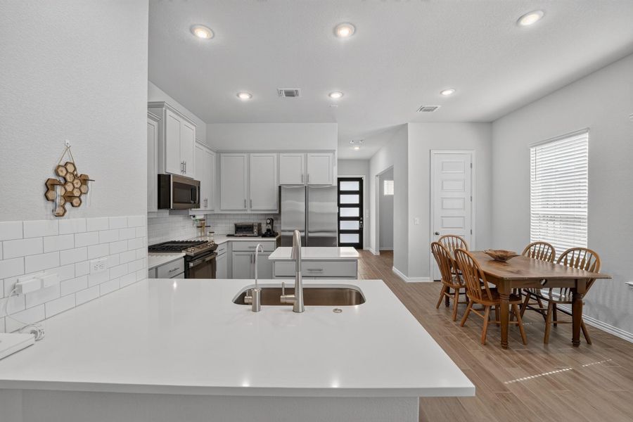 Furnished interior view inside a new home in Cascades at Onion Creek, Austin (Image 11).