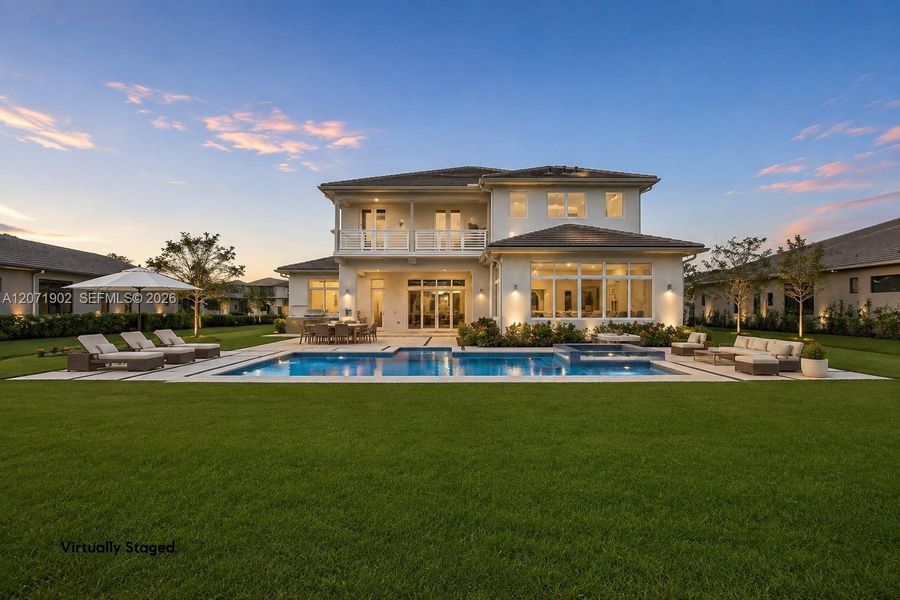 Exterior details and patio area of a home in , Davie (Image 27).