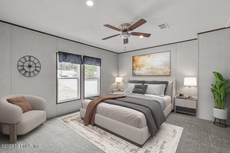 Furnished interior view inside a new home in , Hawthorne (Image 7).