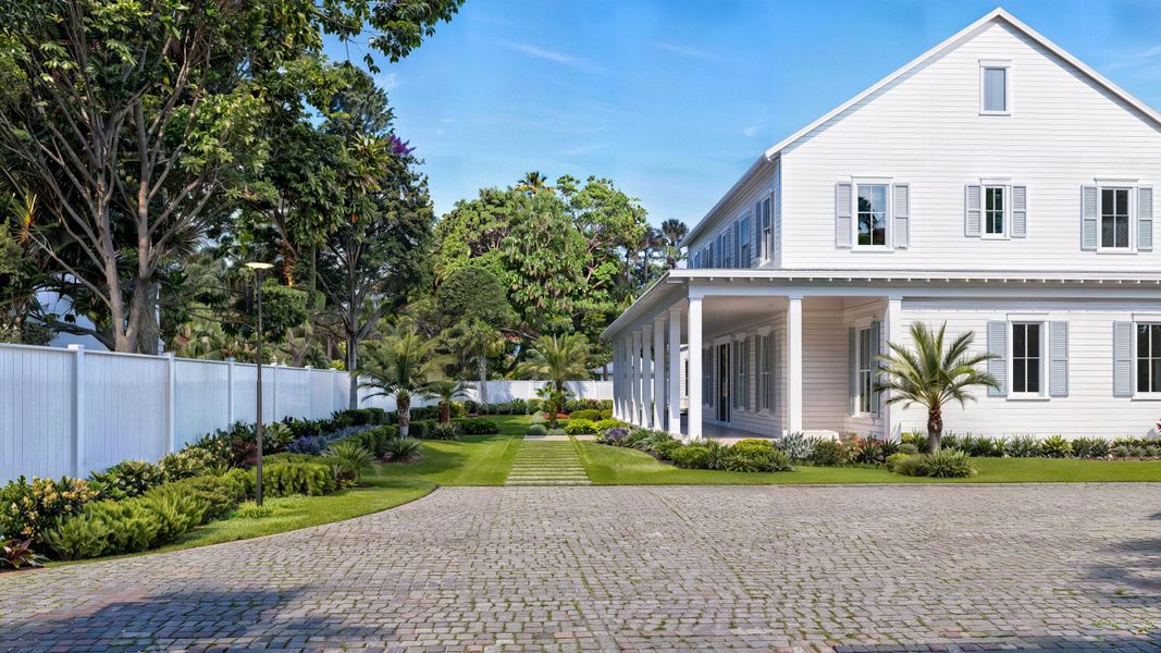 Front exterior of a new home in , Mount Pleasant, SC, highlighting curb appeal (Image 17).