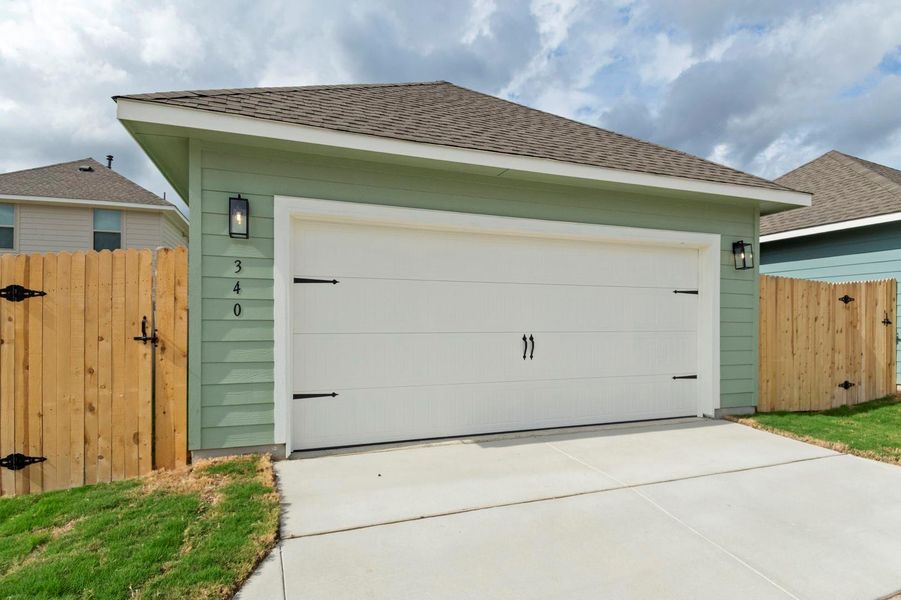 Exterior details and patio area of a home in Blanco Vista, San Marcos (Image 17). Exterior details and patio area of a home in Blanco Vista, San Marcos (Image 17).