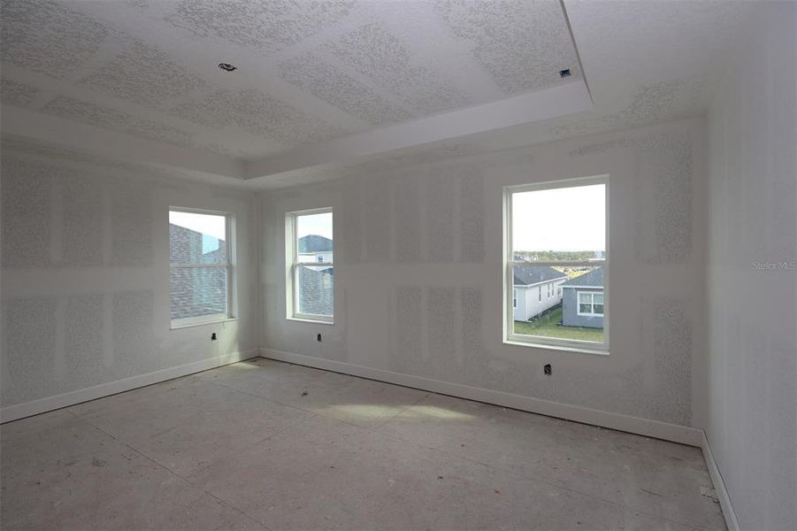 In-progress construction of a new home in Center Lake on the Park, St. Cloud, FL (Image 28).