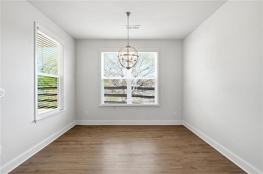 Spacious, unfurnished interior of a new home in Carmichael Farms, Canton (Image 19).