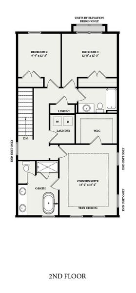 2D floor plan layout for the Horizon by Deluxeton Homes in Victoria Oaks, Sugar Hill, GA (Image 4). 2D floor plan layout for the Horizon by Deluxeton Homes in Victoria Oaks, Sugar Hill, GA (Image 4).