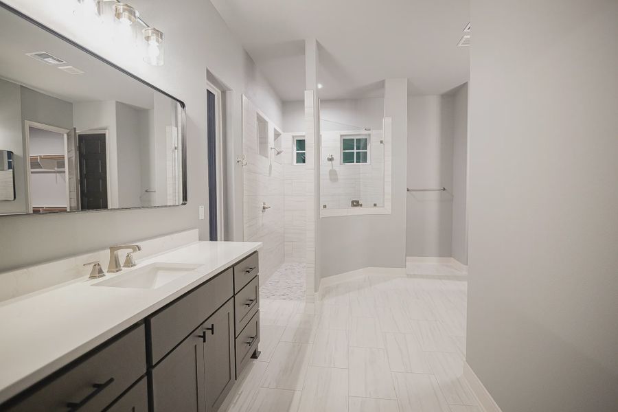 Representative furnished interior of a home built from the Dominion by Steve Klein Custom Builder in The Ranches at TerraVista, Victoria (Image 7).