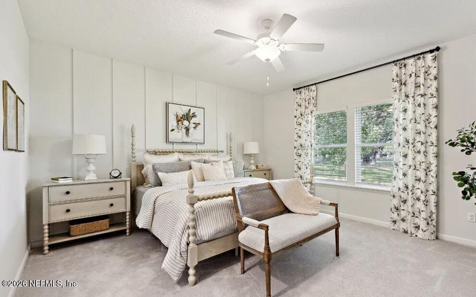 Furnished interior view inside a new home in Silver Falls Single Family at SilverLeaf, St. Augustine (Image 19).