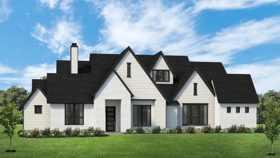 Representative exterior photo of a completed home built from the The Carley by Elmwood Custom Homes in Byrum Ranch, Maypearl, TX (Image 5).