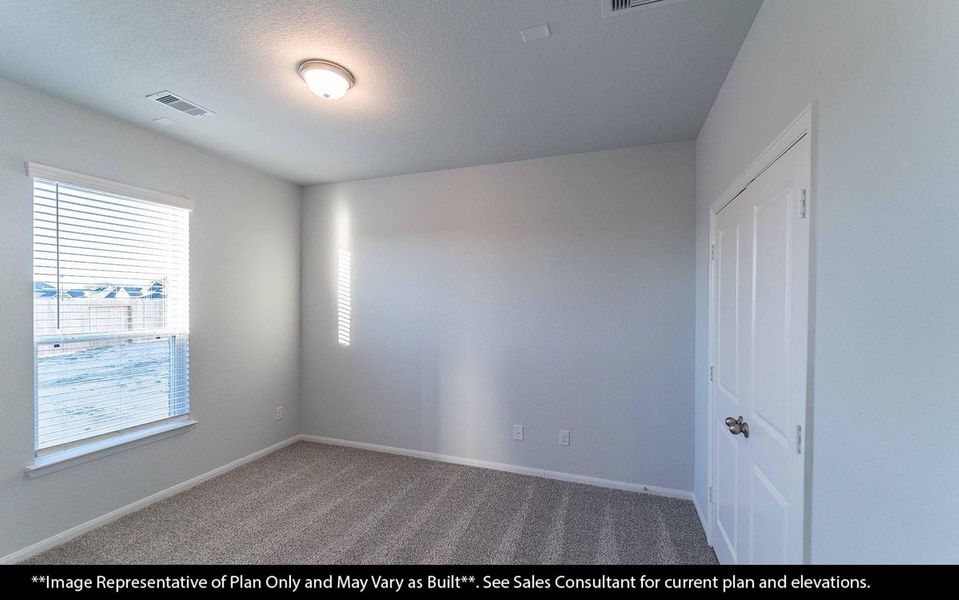 A versatile additional room that can easily serve as a bedroom, office, or creative nook. Its clean design allows you to tailor the space to suit your lifestyle perfectly. **Image Representative of Plan Only and May Vary as Built**.