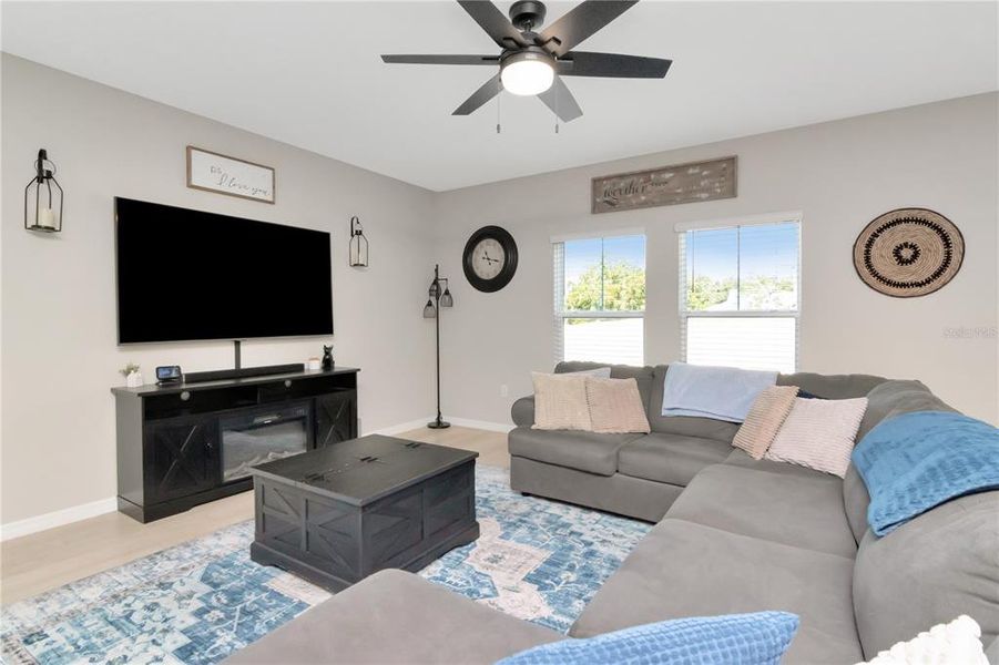 Furnished interior view inside a new home in Bell Creek Landing, Riverview (Image 13). Furnished interior view inside a new home in Bell Creek Landing, Riverview (Image 13).