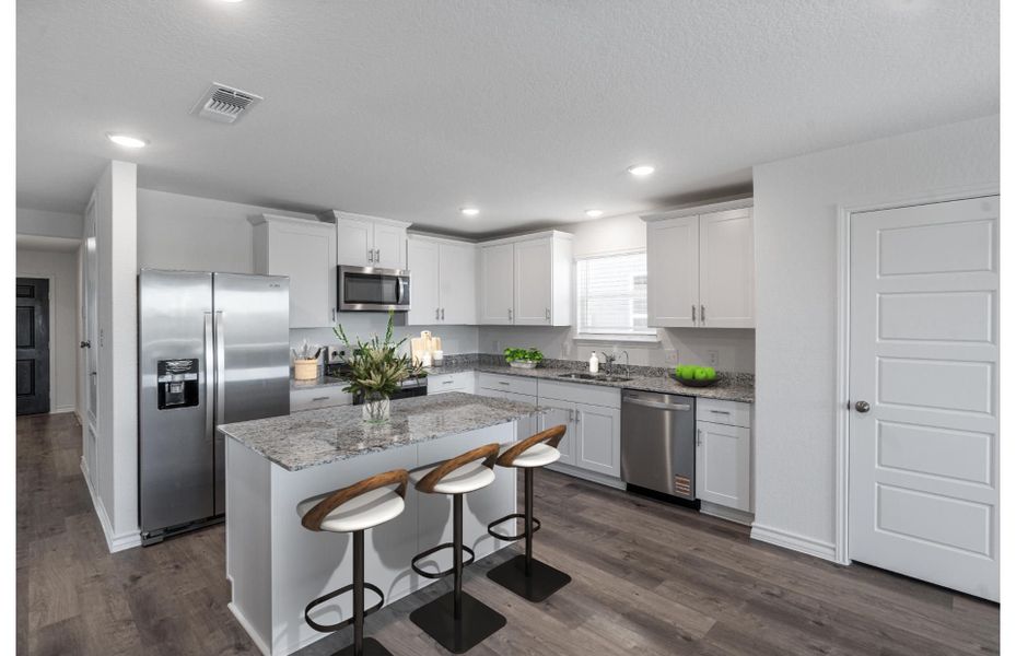 Representative furnished interior of a home built from the Durant by Centex in Vista Real, Converse (Image 6).