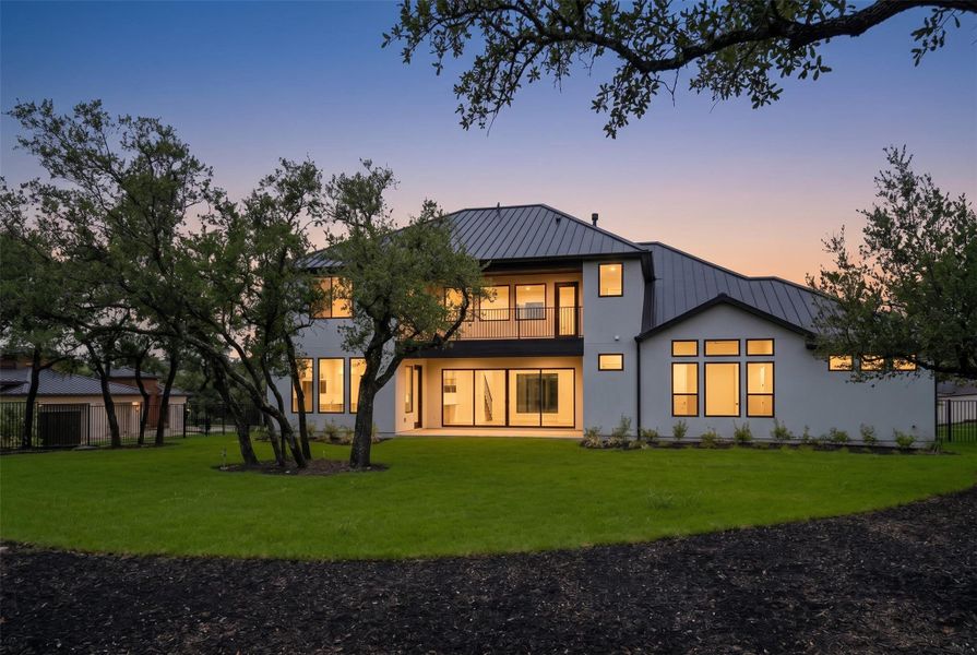 Exterior details and patio area of a home in Sweetwater, Austin (Image 24).