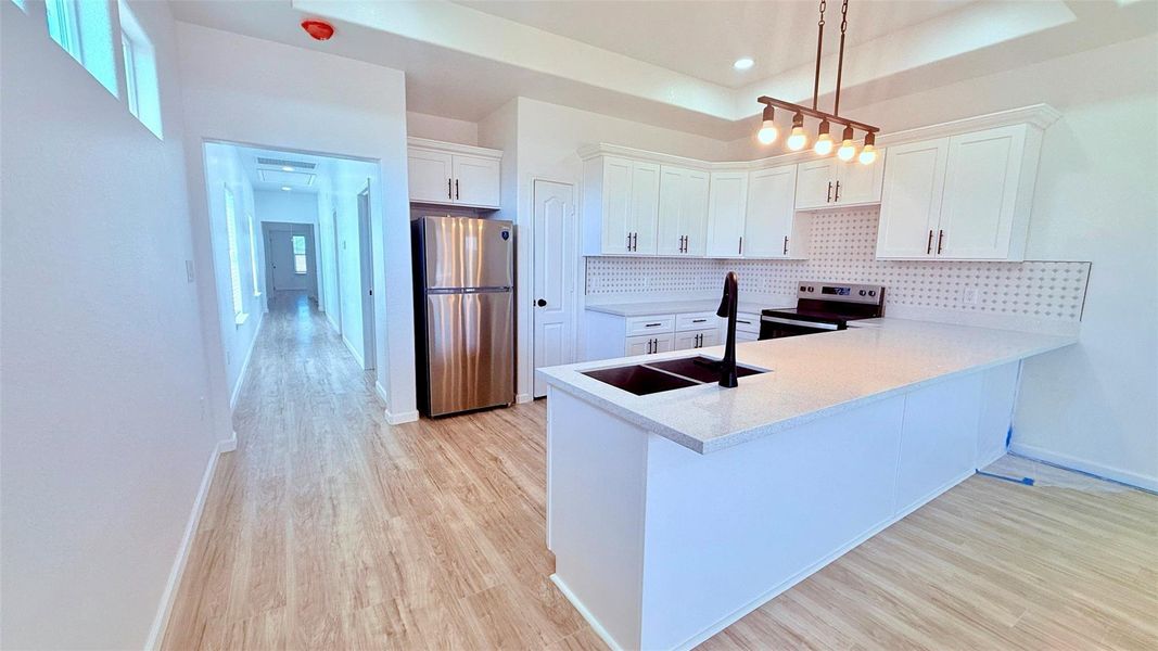 Furnished interior view inside a new home in , Cleveland (Image 3).