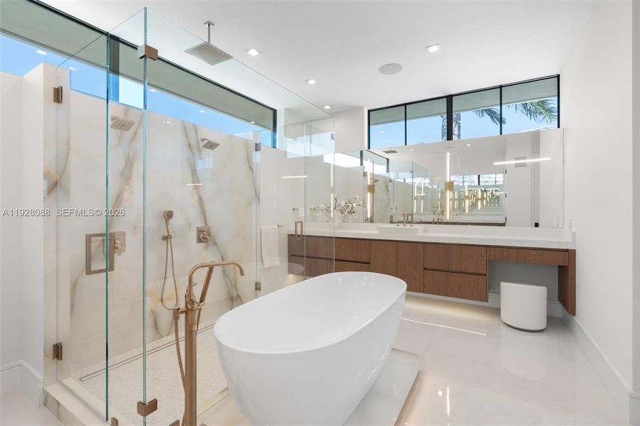 Furnished interior view inside a new home in , Lighthouse Point (Image 49).