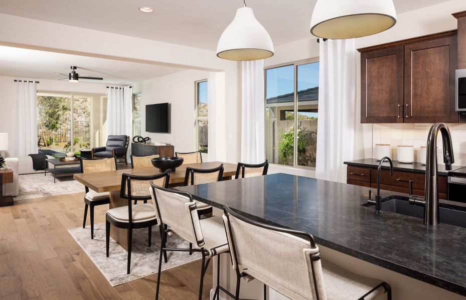 Furnished interior view inside a new home in Wolf Creek Run West, Strasburg (Image 3).
