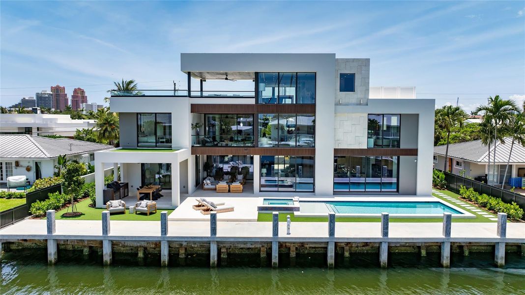 Front exterior of a new home in , Fort Lauderdale, FL, highlighting curb appeal (Image 20). Front exterior of a new home in , Fort Lauderdale, FL, highlighting curb appeal (Image 20).