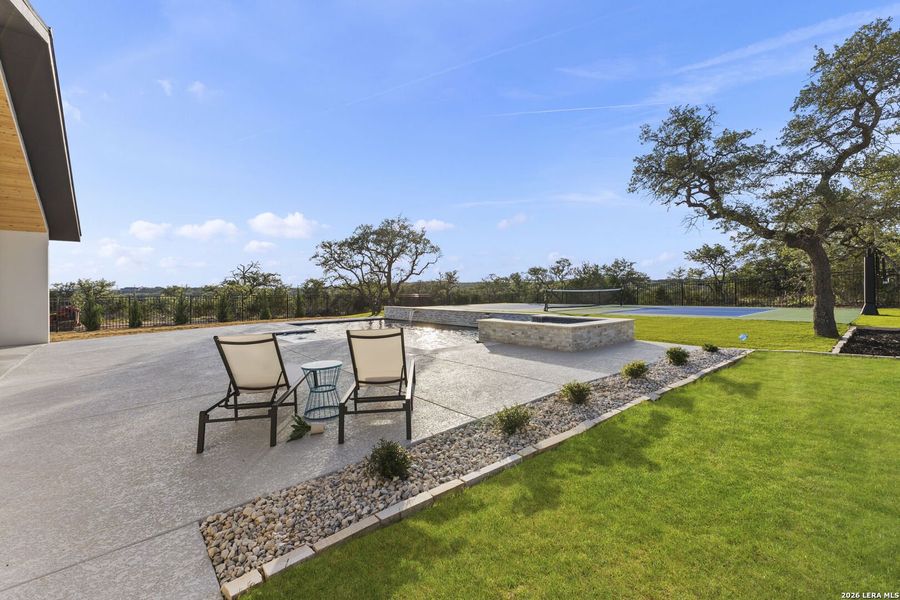 Exterior details and patio area of a home in , Boerne (Image 4).