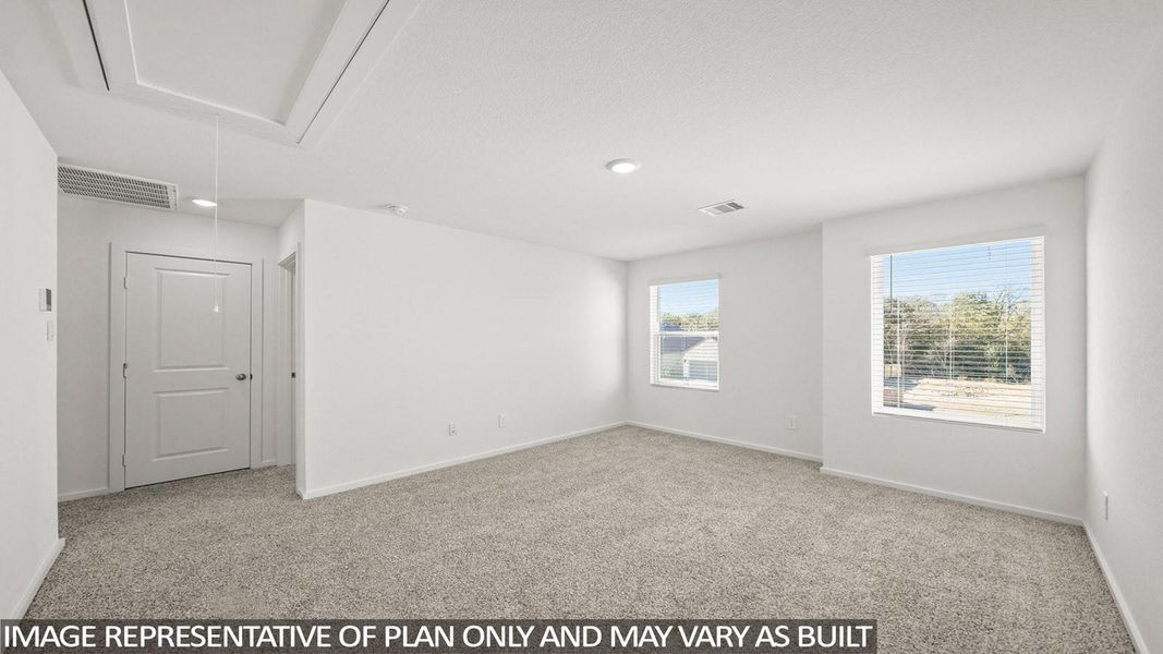 Spacious, unfurnished interior of a new home in Sunterra, Katy (Image 15).