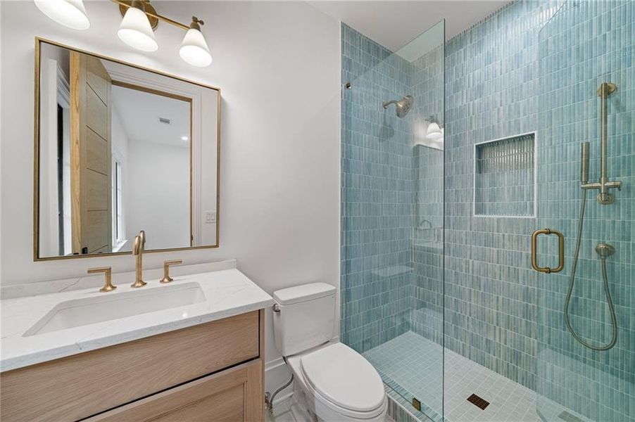 Furnished interior view inside a new home in , Atlanta (Image 17). Furnished interior view inside a new home in , Atlanta (Image 17).
