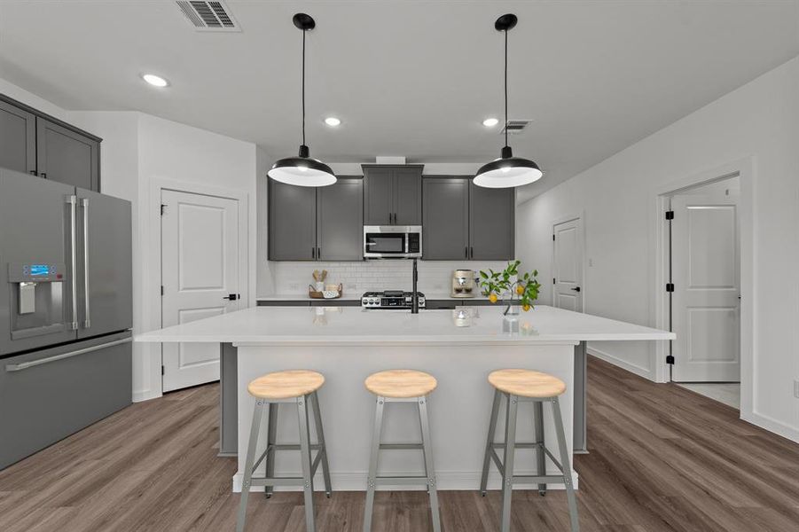 Furnished interior view inside a new home in Caldwell Lakes, Dallas (Image 13). Furnished interior view inside a new home in Caldwell Lakes, Dallas (Image 13).