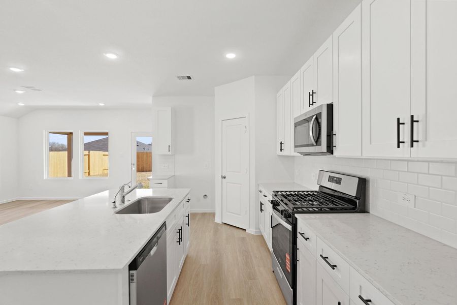 Furnished interior view inside a new home in Grand Pines, Magnolia (Image 5). Furnished interior view inside a new home in Grand Pines, Magnolia (Image 5).