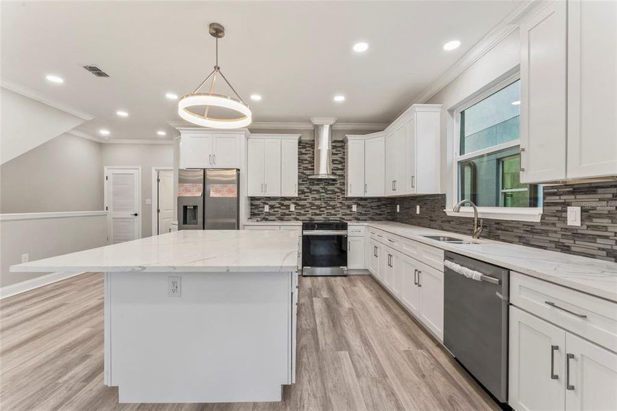 Furnished interior view inside a new home in , Tampa (Image 6).