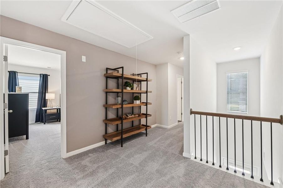 Furnished interior view inside a new home in The Hills at Cedar Creek, Winder (Image 28).