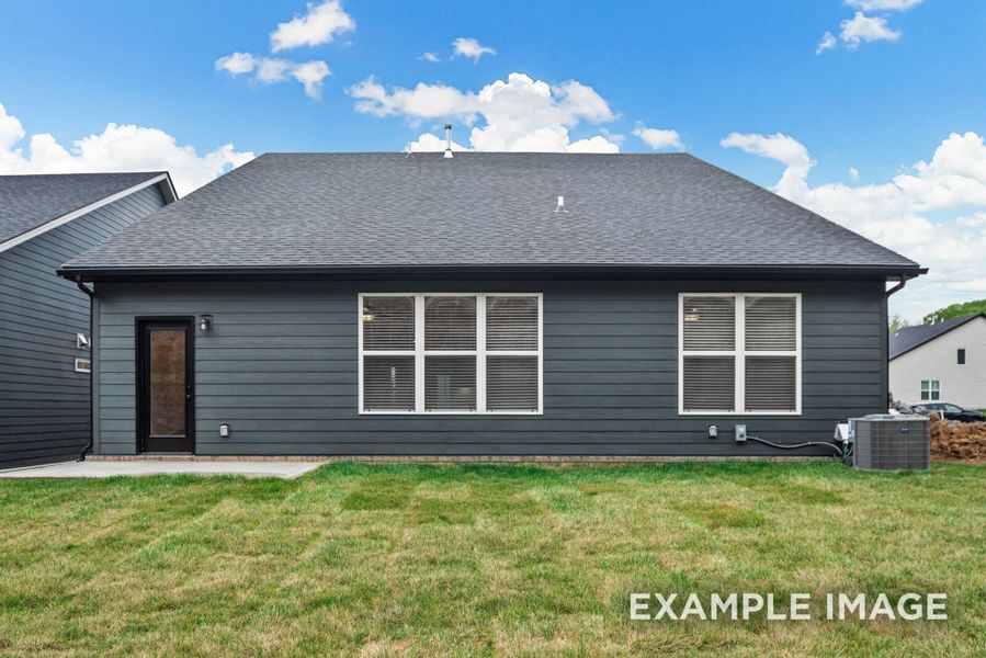 Exterior details and patio area of a home in Woods Crossing, Gallatin (Image 32).