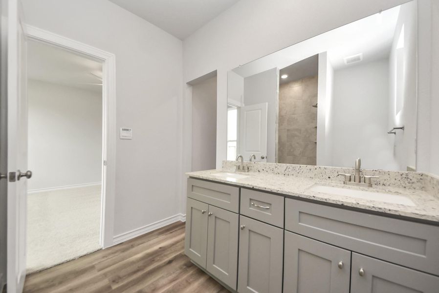 Furnished interior view inside a new home in The Enclave at Spring Branch, Conroe (Image 12).