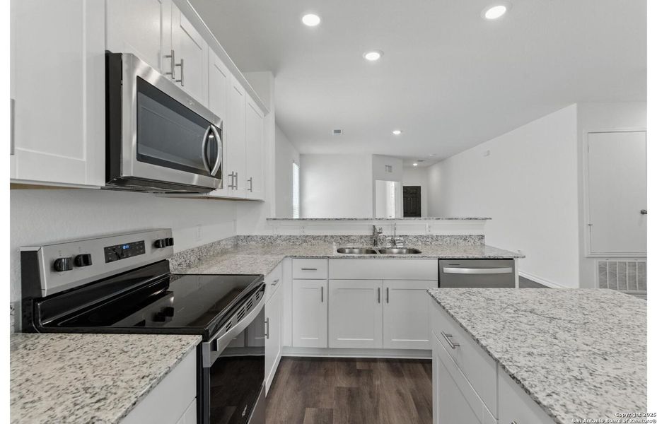 Furnished interior view inside a new home in The Overlook at Creekside, New Braunfels (Image 3).
